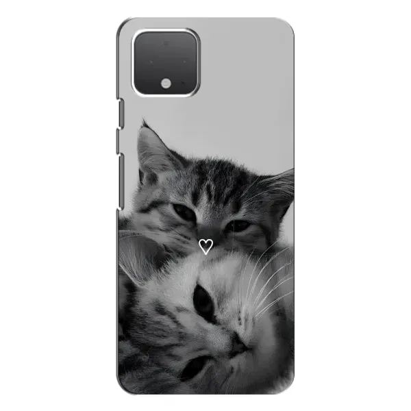 Чохол з принтом «Пара котів» для Google Pixel 4 XL