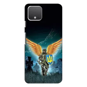 Чехлы с картинкой ЗСУ для Google Pixel 4 XL (AlphaPrint) (Солдат ЗСУ)