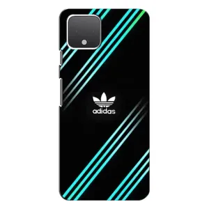 Чохли Адидас для Google Pixel 4 (AlphaPrint) (Адідас з полосами)