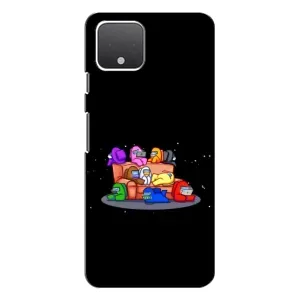 Чехол Амонг Ас для Google Pixel 4 (AlphaPrint) (Амонг-ас)