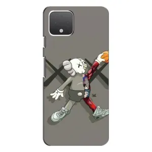 Чехлы для Google Pixel 4 - Bearbrick Louis Vuitton (PREMIUMPrint) (Беарбрик Джордан)