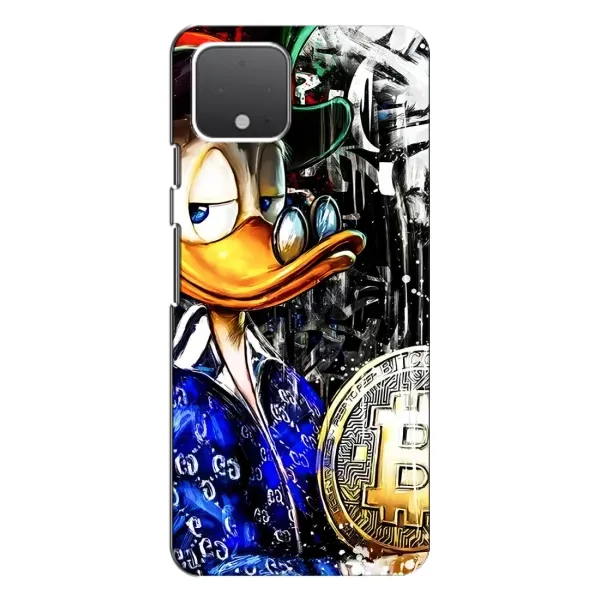 Чехол с принтом «Биткойн Скрудж» для Google Pixel 4