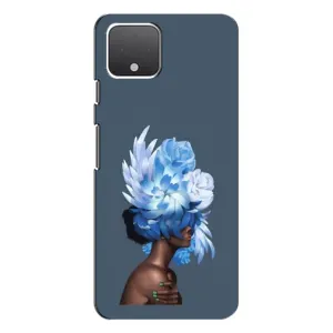 Чехлы (ART) Цветы на Google Pixel 4 (VPrint) (Квіти на голові)
