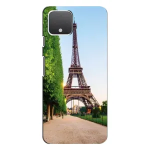 Чехол Эйфелева Башня для Google Pixel 4 - (AlphaPrint) (Дорога в Париж)
