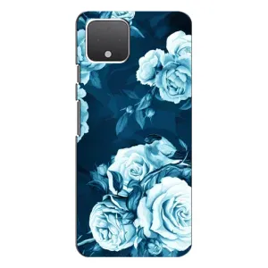 Чехлы (ART) Цветы на Google Pixel 4 (VPrint) (Блактині бутони)