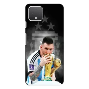 Чохли для Google Pixel 4 (Leo чемпіон) (AlphaPrint) (Мессі Чемпіон)