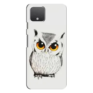 Чехол с птицами на Google Pixel 4 (VPrint) (Милая Сова)