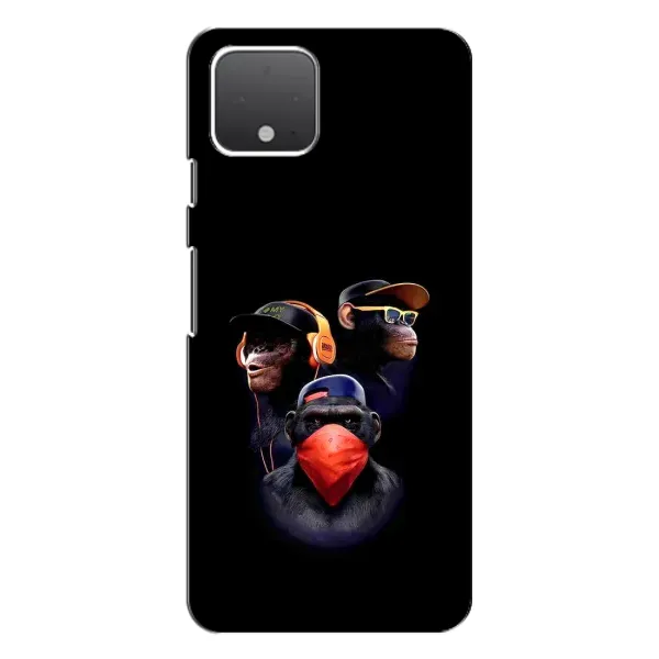 Чехол с принтом «Три обезьяны» для Google Pixel 4 Чехол с принтом «Три обезьяны» для Google Pixel 4
