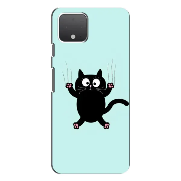 Чехол с принтом «Падающий кот» для Google Pixel 4