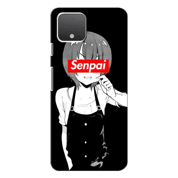 Чехол с принтом «Senpai» для Google Pixel 4