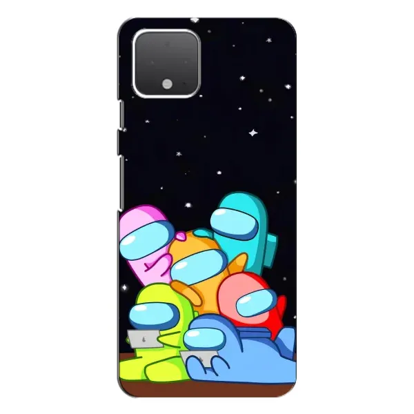 Чехол с принтом «Скины в космосе» для Google Pixel 4