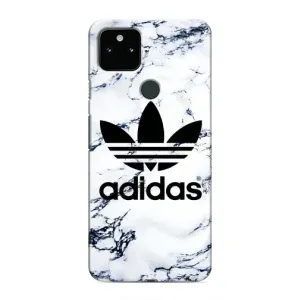 Чохли Адидас для Google Pixel 4a 5G (AlphaPrint) (Адідас на мраморі)