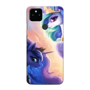 Чехол для Гугл Пиксель 4а - (Единорожки - Новинки) (AlphaPrint) (Единорожки)