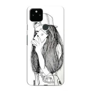 Чехол с принтом «Фото девочки» для Google Pixel 4a 5G