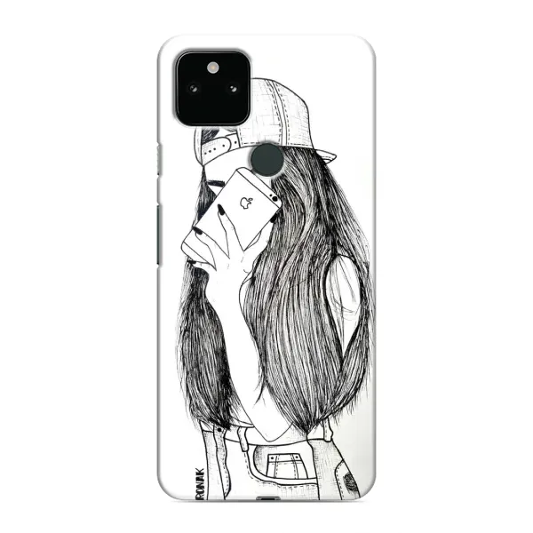 Чехол с принтом «Фото девочки» для Google Pixel 4a 5G