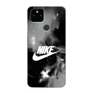 Чехол для Google Pixel 4a 5G - с принтом Найк (AlphaPrint) (Лого Найк)