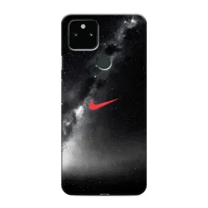 Чехол для Google Pixel 4a 5G - с принтом Найк (AlphaPrint) (Найк красный)