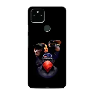 Чехол с Обезьянами Google Pixel 4a 5G - (AlphaPrint)