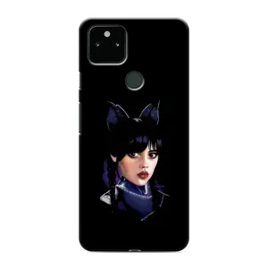 Чохли Венсдей на Google Pixel 4a 5G Уенсдей (AlphaPrint) (серйозна Венздей)