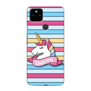 Чехол для Гугл Пиксель 4а - (Единорожки - Новинки) (AlphaPrint) (Unicorn)