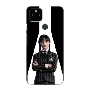 Чохли Венсдей на Google Pixel 4a 5G Уенсдей (AlphaPrint) (W-Wednesday)
