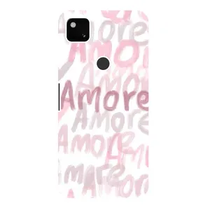Чехол с принтом «Аморе любовь» для Google Pixel 4a