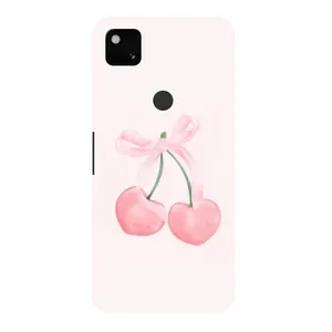 Чехол с принтом «Розовые вишни» для Google Pixel 4a