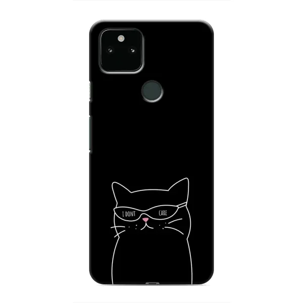 Чохол з принтом «Байдужий кіт» для Google Pixel 5 Чохол з принтом «Байдужий кіт» для Google Pixel 5