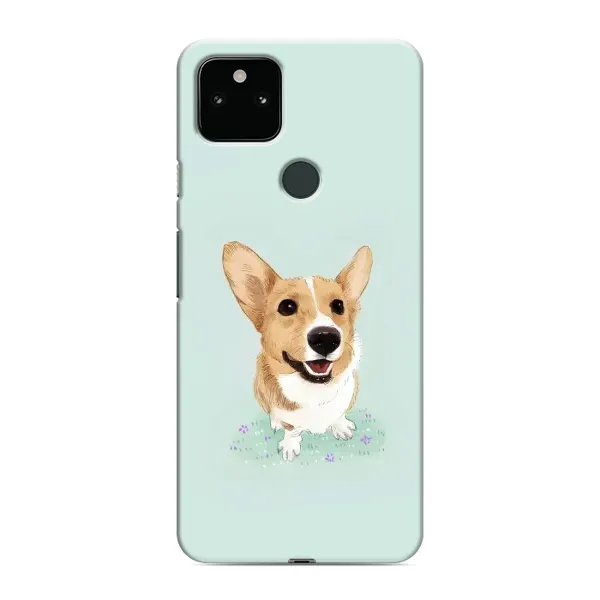 Чехол с принтом «Корги» для Google Pixel 5