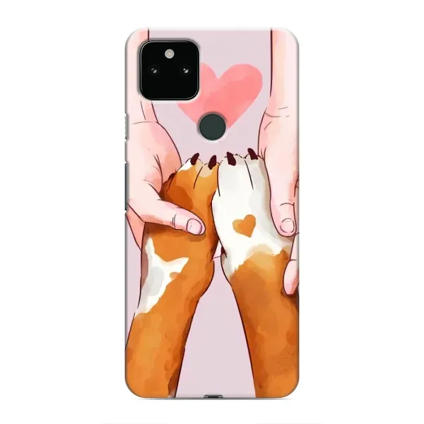 Чехол с принтом «Любовь к собакам» для Google Pixel 5