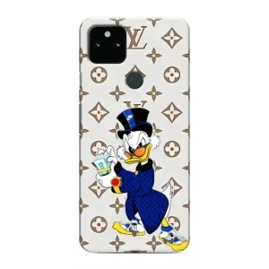 Чехлы для Google Pixel 5 - Скрудж МакДак Louis Vuitton (PREMIUMPrint) (Макдак на стиле)