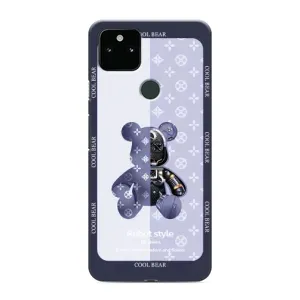 Крутые Чехлы Луи Виттон для Google Pixel 5 (AlphaPrint) (Медвежонок LV)