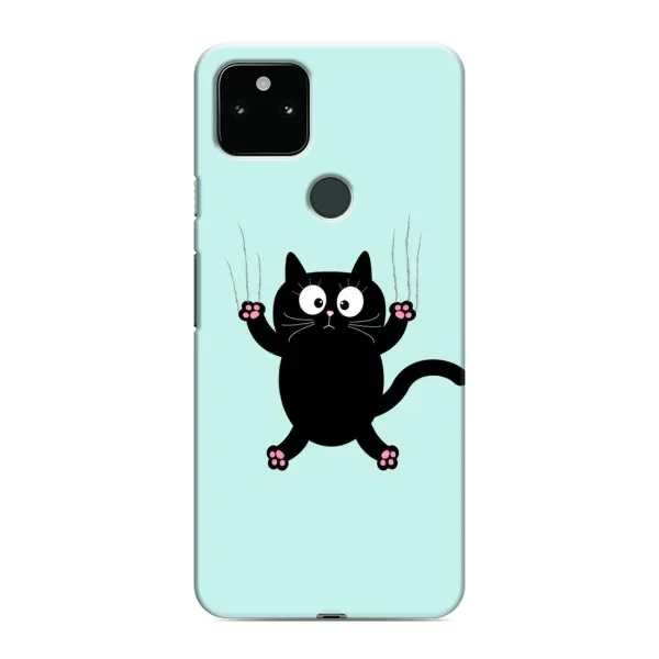 Чехол с принтом «Падающий кот» для Google Pixel 5 Чехол с принтом «Падающий кот» для Google Pixel 5