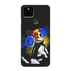 Чохли з картинкою собаки Патрон для Google Pixel 5 (AlphaPrint) (Патрон собачка)
