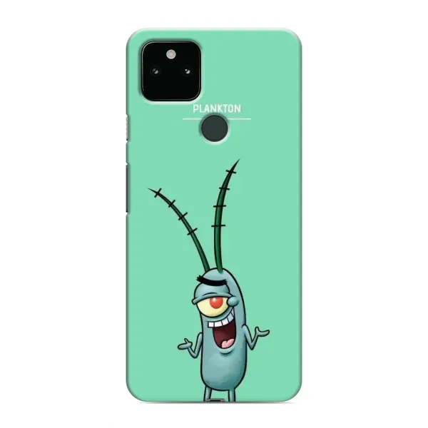 Чехол с принтом «Персонаж Планктон» для Google Pixel 5