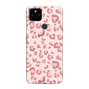 Чохол з принтом «Рожевий леопард» для Google Pixel 5