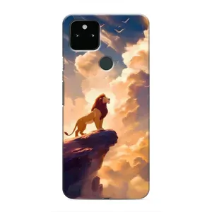 Чехол с принтом «Симба на скале» для Google Pixel 5