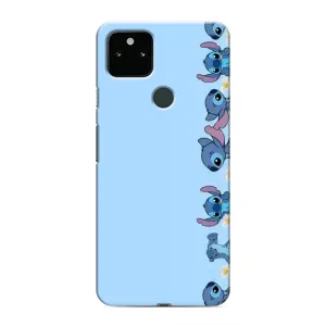 Чохол з принтом Стіч на Google Pixel 5 (Стіч фон)