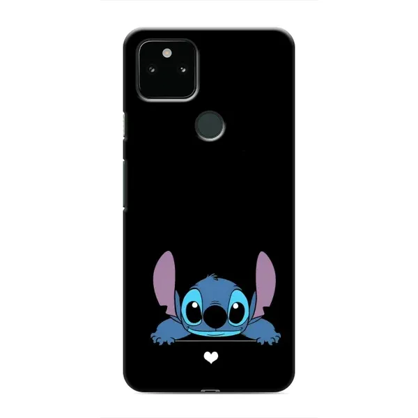 Чохол з принтом «Стіч на чорному» для Google Pixel 5 Чохол з принтом «Стіч на чорному» для Google Pixel 5