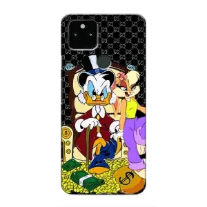 Чехлы для Google Pixel 5 - Скрудж МакДак Louis Vuitton (PREMIUMPrint) (Стильная Утка)