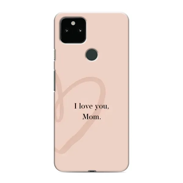 Чохол з принтом «Серце мамі» для Google Pixel 5