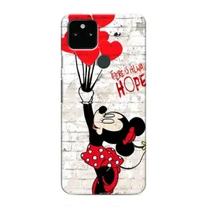 Чохол Disney Mouse Google Pixel 5a 5G (PREMIUMPrint) (Heart Minni)