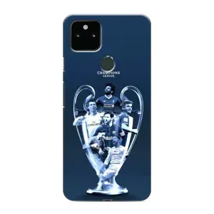 Чехлы для Google Pixel 5a 5G (VPrint) - Футбольные клубы (Кубок ЛЧ)
