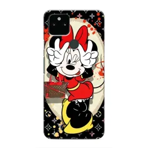 Чохол Disney Mouse Google Pixel 5a 5G (PREMIUMPrint) (Мінні peace)