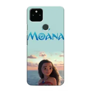 Чехол с мультфильмом Моана Google Pixel 5a 5G (Портрет Моана)