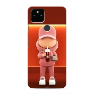 Крутые Чехлы Луи Виттон для Google Pixel 5a 5G (AlphaPrint) (С Кофе)