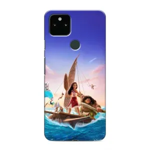 Чехол с мультфильмом Моана Google Pixel 5a 5G (Команда Ваяна Мауи)