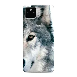 Чехлы с картинками животных Google Pixel 5a 5G (Волк)