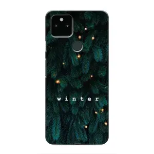 Новорічні, Святкові Чохли для Google Pixel 5a 5G - 2024 год (Winter)
