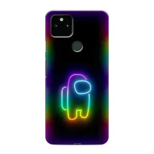 Чехол Амонг Ас для Google Pixel 5a 5G (AlphaPrint) (Яркий скин)